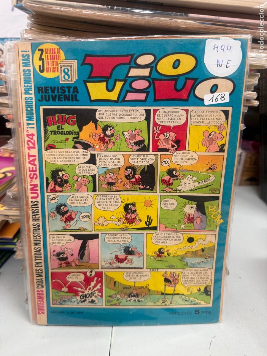 Tebeos: TIO VIVO EDITORIAL BRUGUERA NUMERO 494