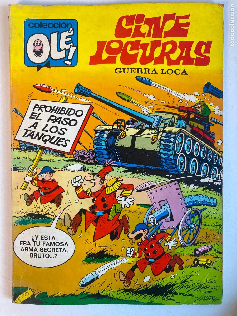 Livros de Banda Desenhada: COLECCION OL&Eacute;! - CINE LOCURAS N&ordm;70 - 1&ordf;EDICION, NUMERO EN LOMO