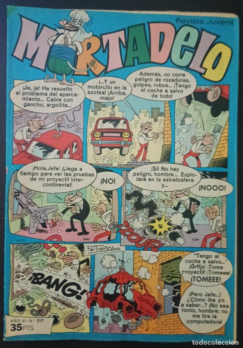 Giornalini: MORTADELO SEMANAL-BRUGUERA- N&ordm; 517 -20-OCTUBRE-1980-SIR TIM-IMPERIO TRIGANO-BUENO-DIF&Iacute;CIL-VEA-1813