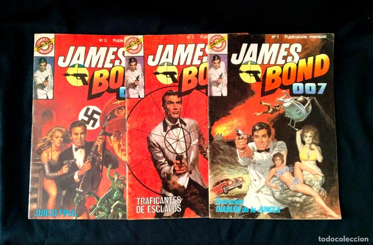 Comics: JAMES BOND 007, 1985, COLECCI&Oacute;N COMPLETA- BRUGUERA, GRAPA- BUEN ESTADO