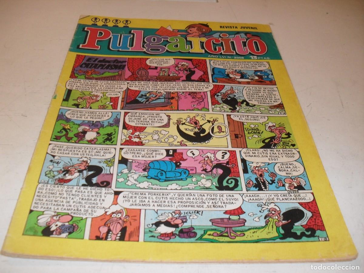 Tebeos: PULGARCITO N&ordm; 2358,EN CONTRAPORTADA PUBLICIDAD D EPHOSKITOS Y MORTADELO,DE 2597.BRUGUERA,1947