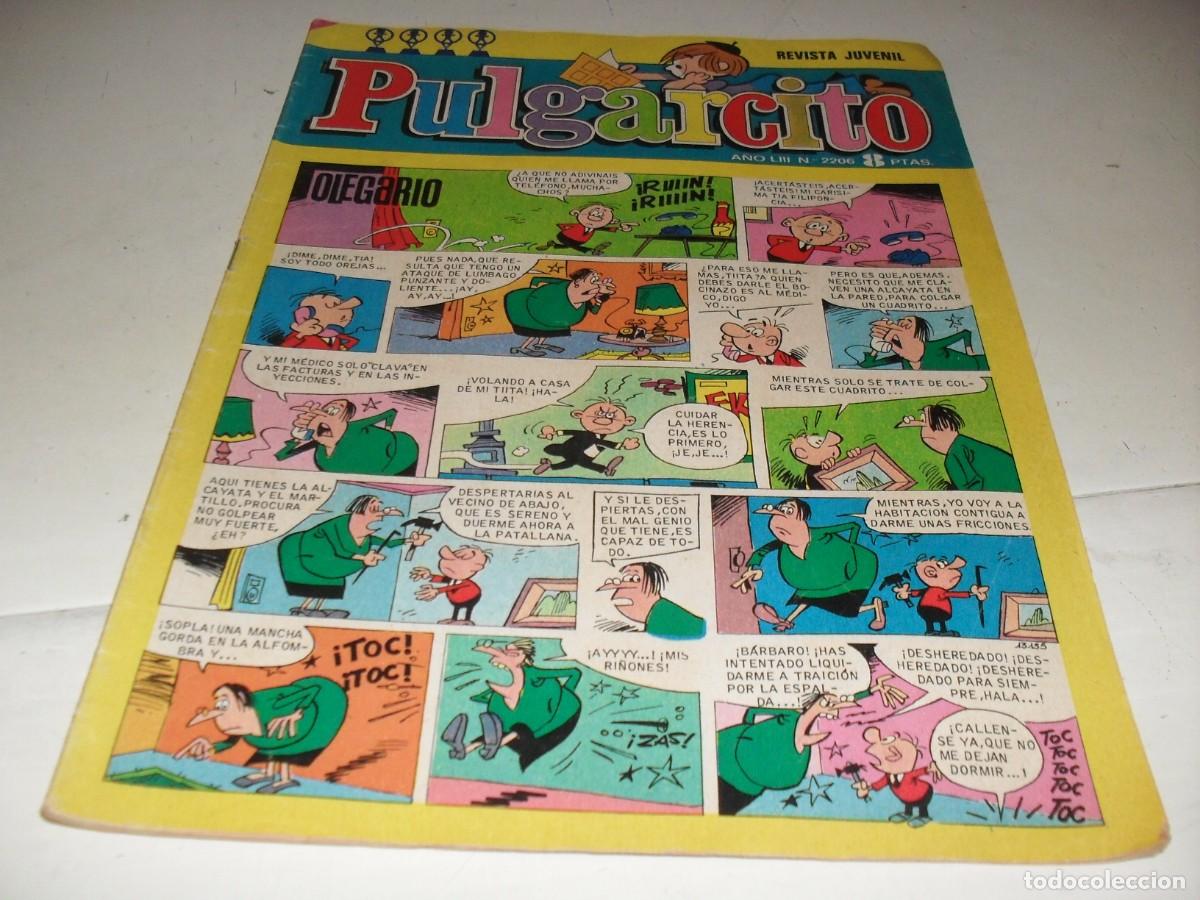 BDs: PULGARCITO N&ordm; 2206,EN CONTRAPORTADA PUBLICIDAD VACACIONES CON MORTADELO,DE 2597.BRUGUERA,1947