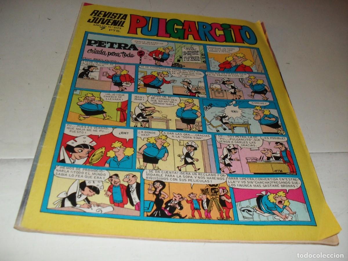 Livros de Banda Desenhada: PULGARCITO N&ordm; 2172,EN CONTRAPORTADA PUBLICIDAD DE MARUJITA,DE FAMOSA,DE 2597.BRUGUERA,1947