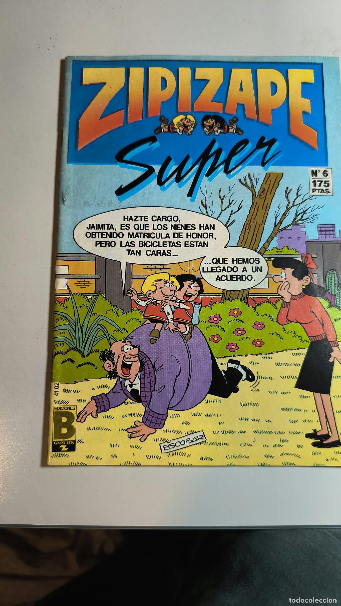 Tebeos: SUPER ZIPI Y ZAPE N&ordm; 06. BRUGUERA, 1987.
