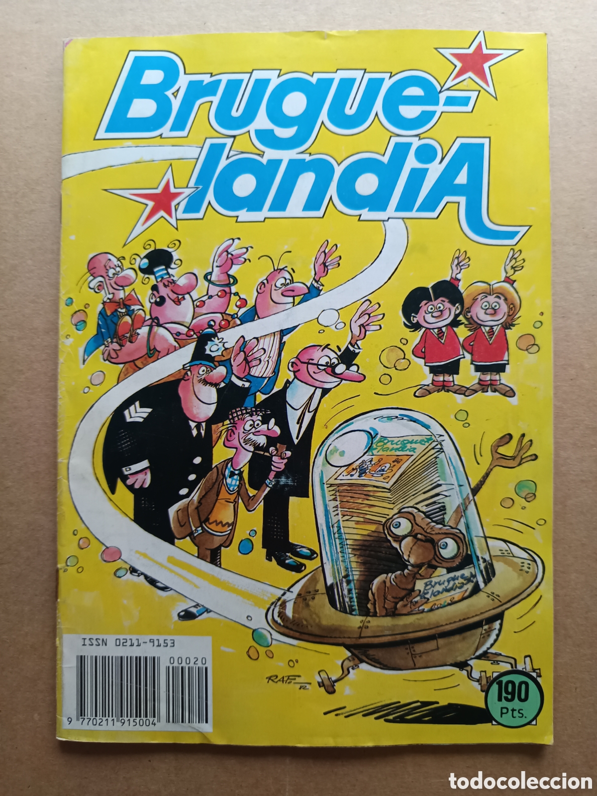 Tebeos: Revista Bruguelandia n&deg;20 (Bruguera, 1983). Comic Story dedicado a Carlos Freixas.