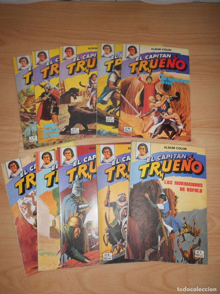 Comics: el CAPITAN TRUENO album color - COLECCION casi COMPLETA - LOTE 10 NUMEROS / Solo Faltan 2 - BRUGUERA