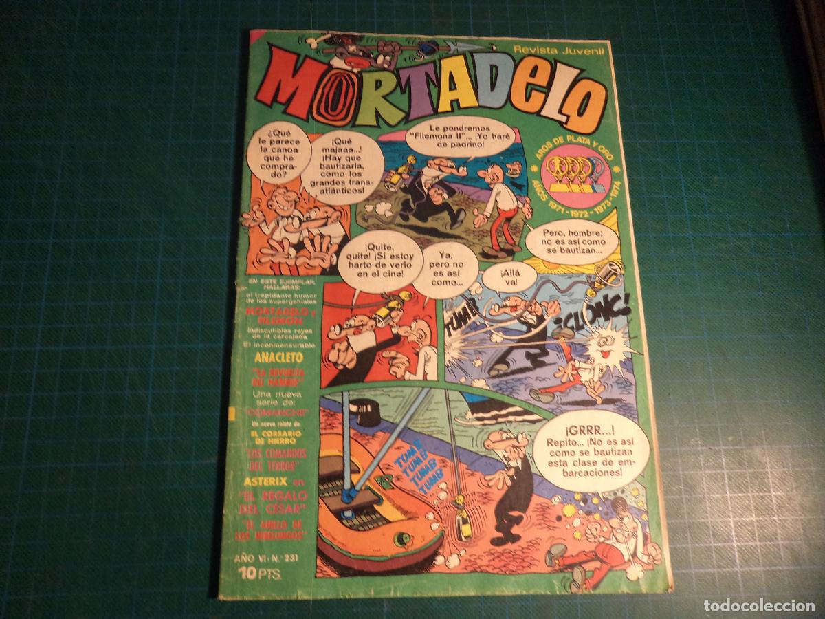 Tebeos: Mortadelo revista juvenil. N&ordm; 231. Bruguera.