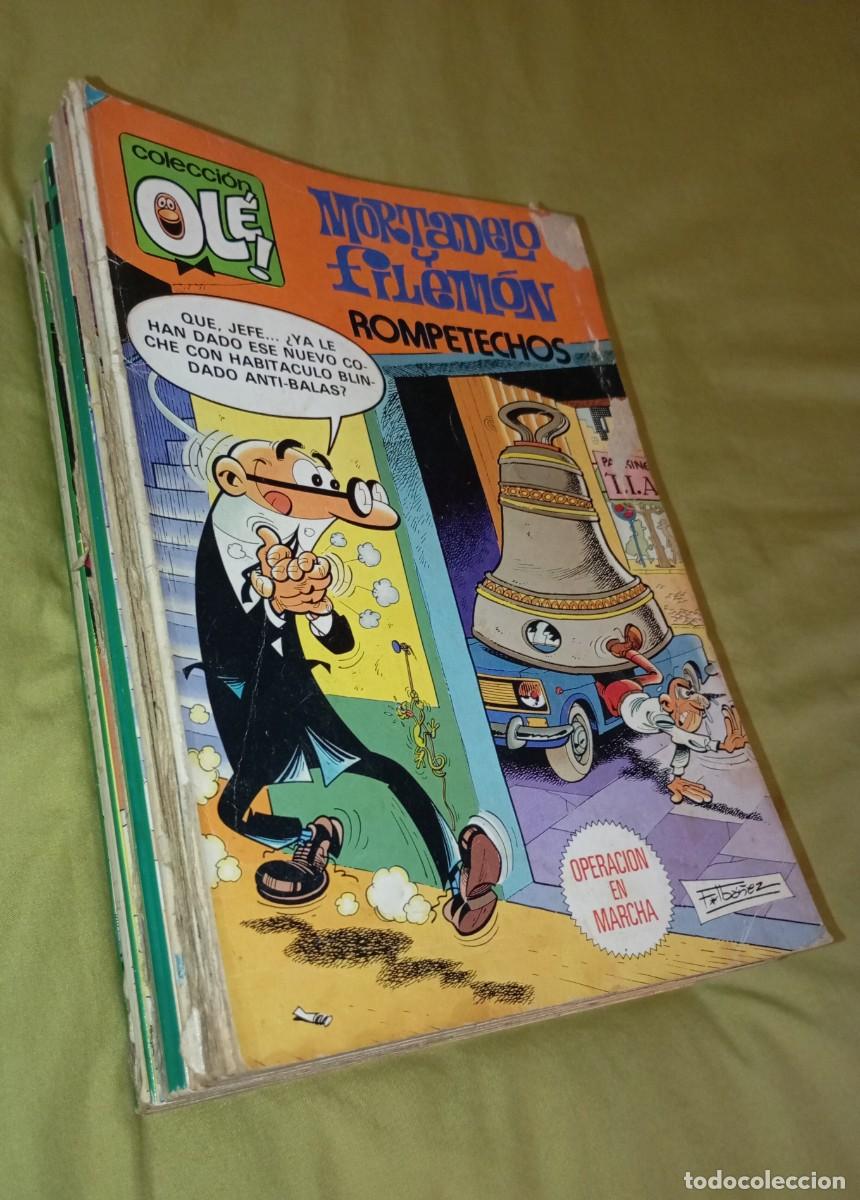 Tebeos: Mortadelo y Filem&oacute;n, c&oacute;mic. Lote 18 ejemplares.