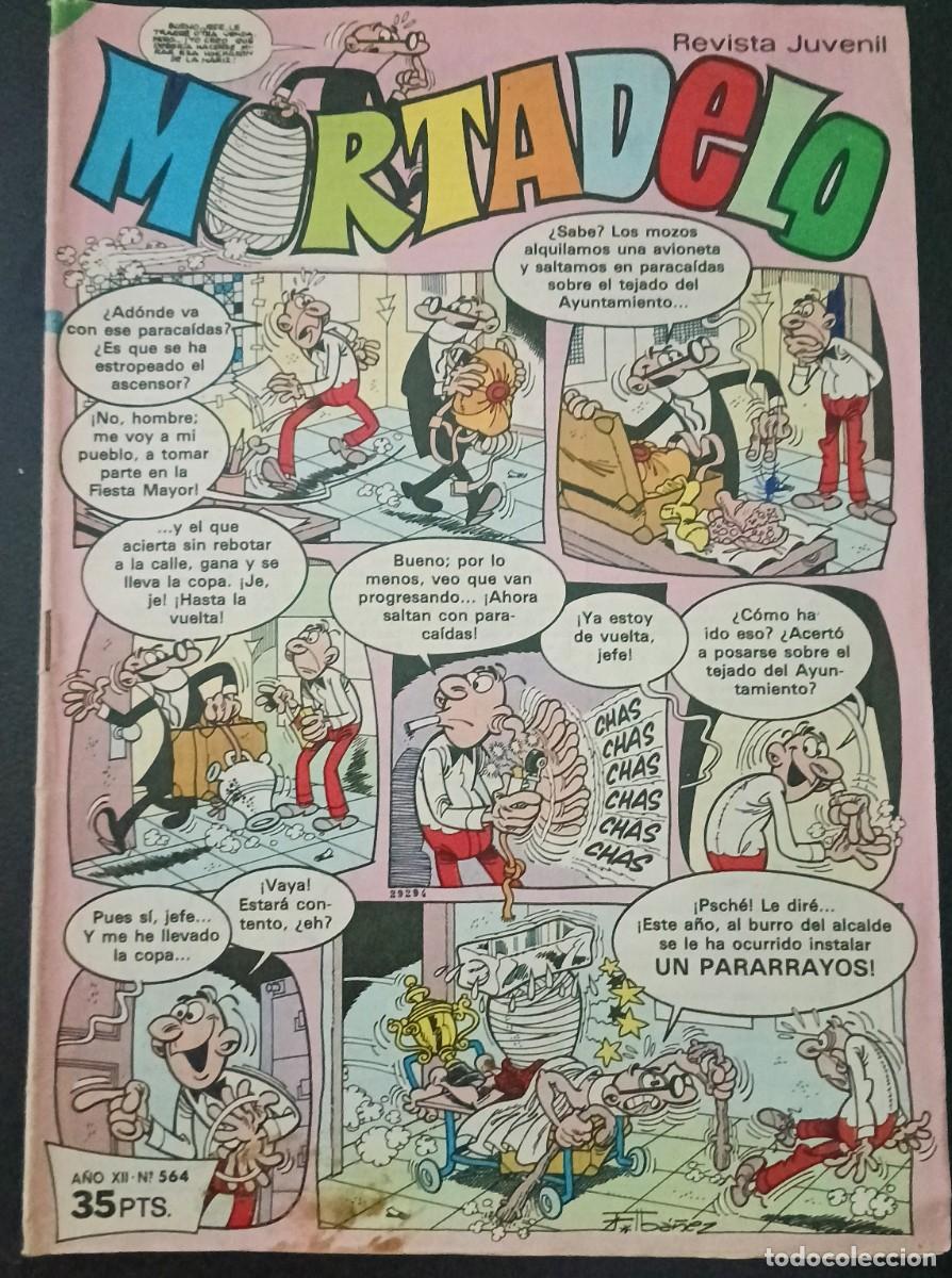 Comics: MORTADELO SEMANAL-BRUGUERA- N&ordm; 564 -14-SEPTIEMBRE-1981-CARUSINO-DELIRANTA-CORRECTO-DIF&Iacute;CIL-VEA-1816