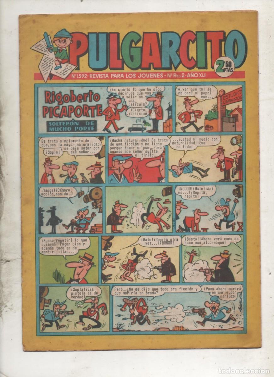 BDs: PULGARCITO N&ordm; 1592 -BRUGUERA