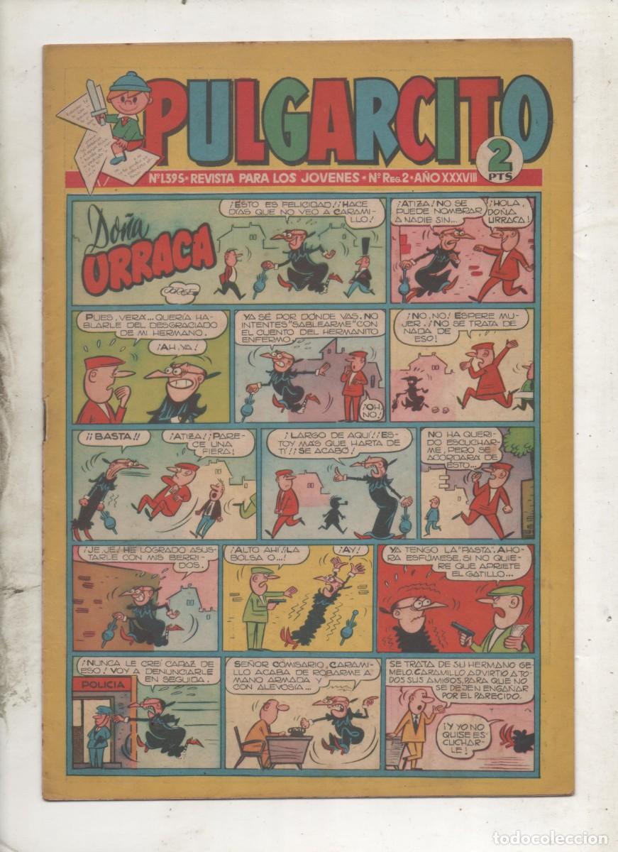 Giornalini: PULGARCITO N&ordm; 1395 . CON SEGUNDA APARICION DE MORTADELO -BRUGUERA