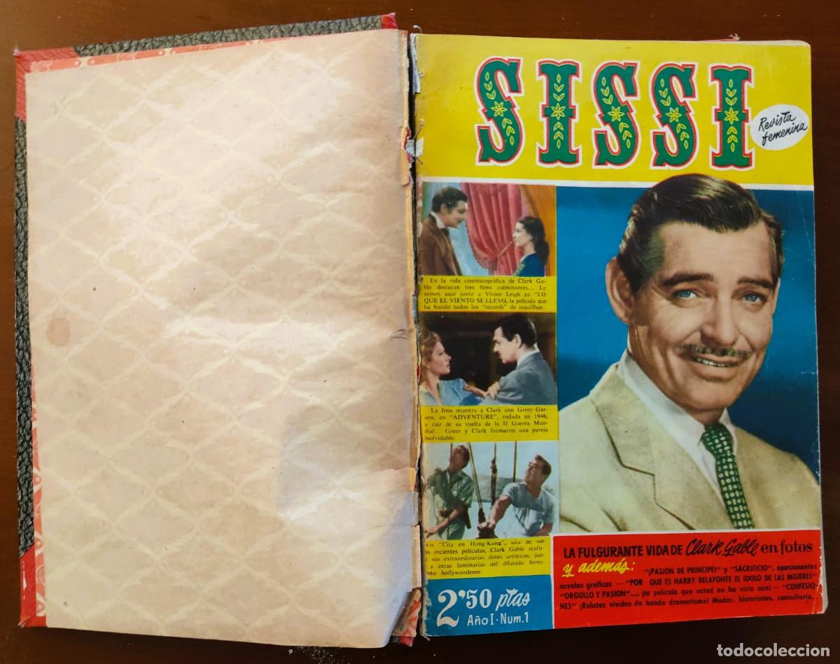 Tebeos: TOMO CON LOS 38 PRIMEROS N&Uacute;MEROS DE LA REVISTA FEMENINA SISSI A&Ntilde;O 1958 - EDITORIAL BRUGUERA