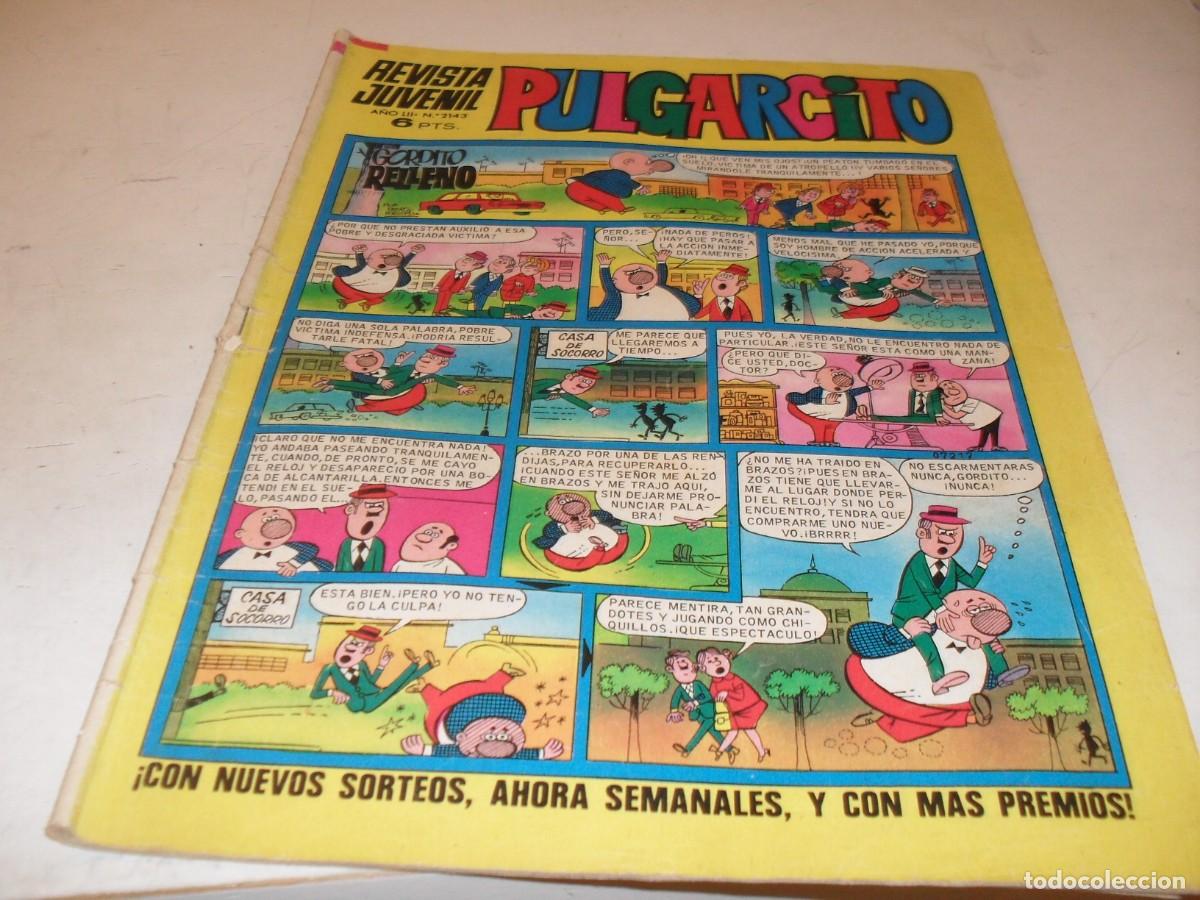 Tebeos: PULGARCITO N&ordm; 2143,SIN LOS BILLETES DE MORTADELO,DE 2597.BRUGUERA,1947