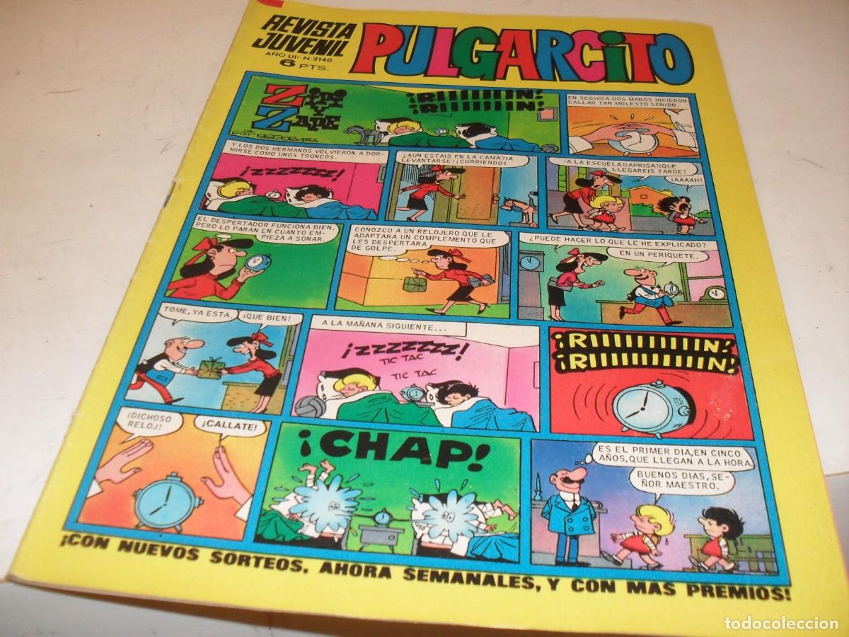 Tebeos: PULGARCITO N&ordm; 2140,SIN LOS BILLETES DE 100,250 Y 500 MORTADELOS,DE 2597.BRUGUERA,1947