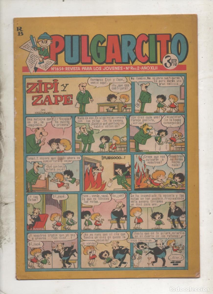 Tebeos: PULGARCITO N&ordm; 1654 . -BRUGUERA