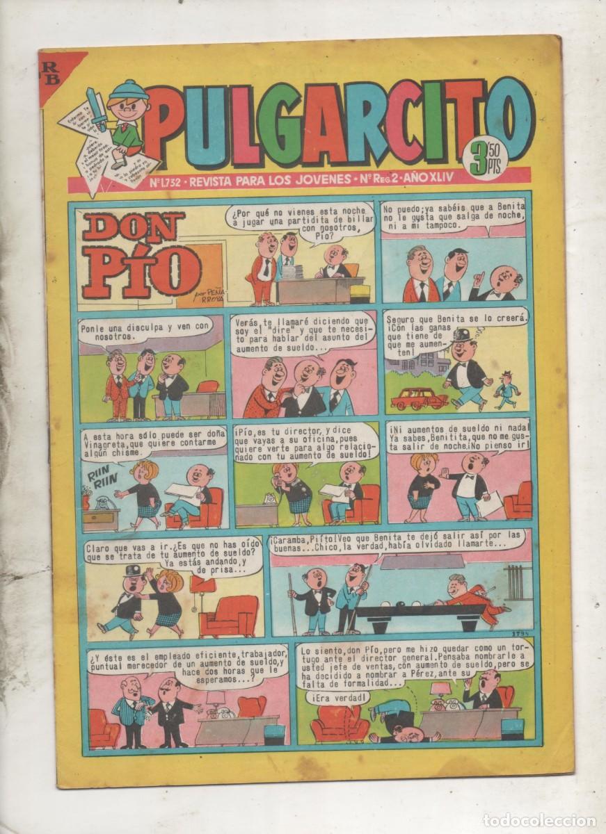 Tebeos: PULGARCITO N&ordm; 1732 . -BRUGUERA