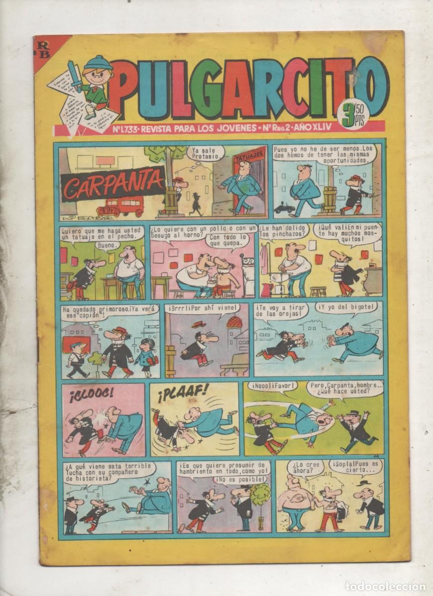 Tebeos: PULGARCITO N&ordm; 1733 . -BRUGUERA