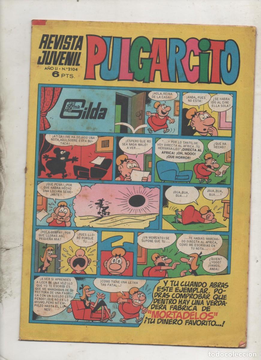 Tebeos: PULGARCITO N&ordm; 2104 . -BRUGUERA