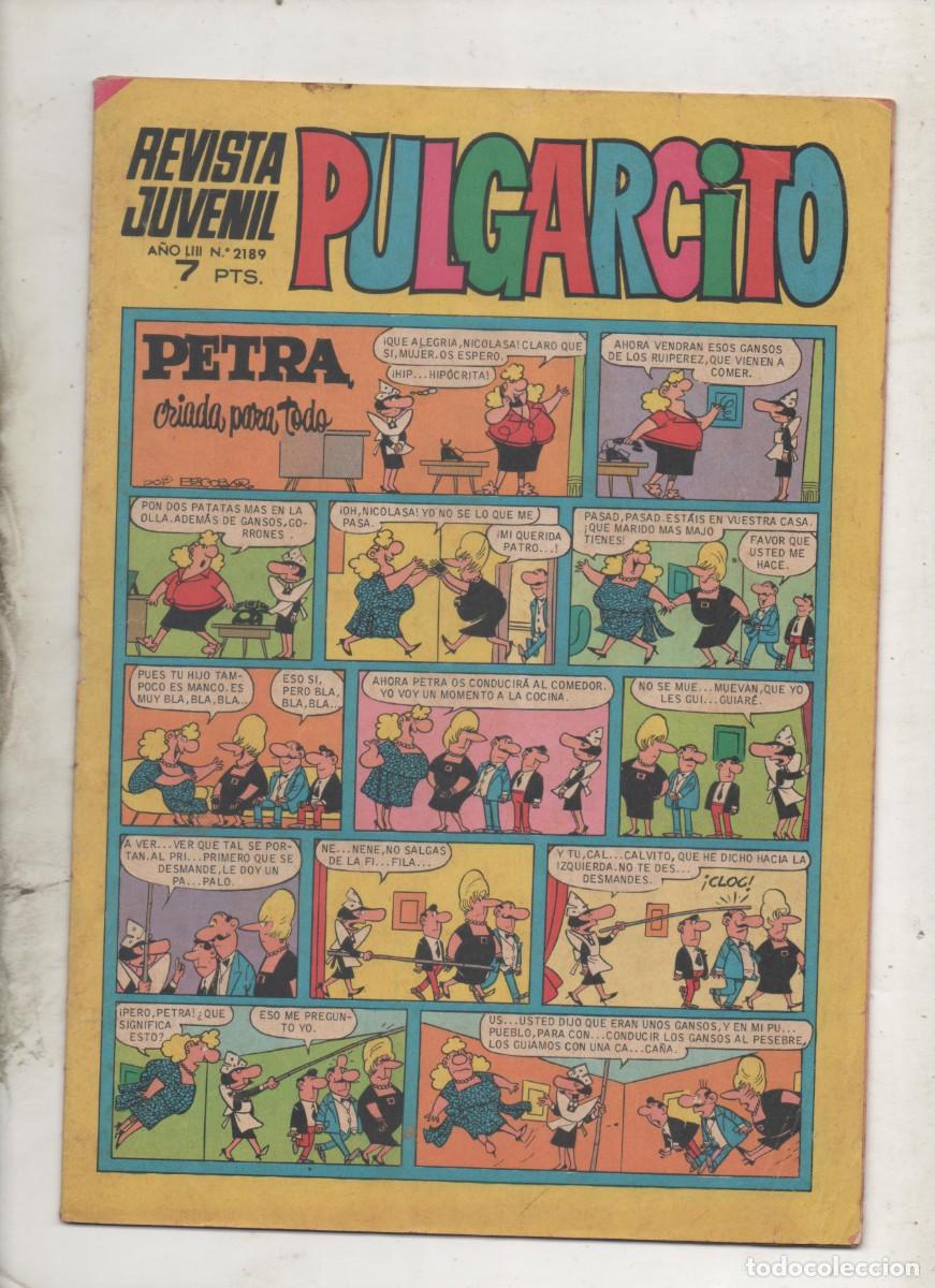Tebeos: PULGARCITO N&ordm; 2189 . -BRUGUERA