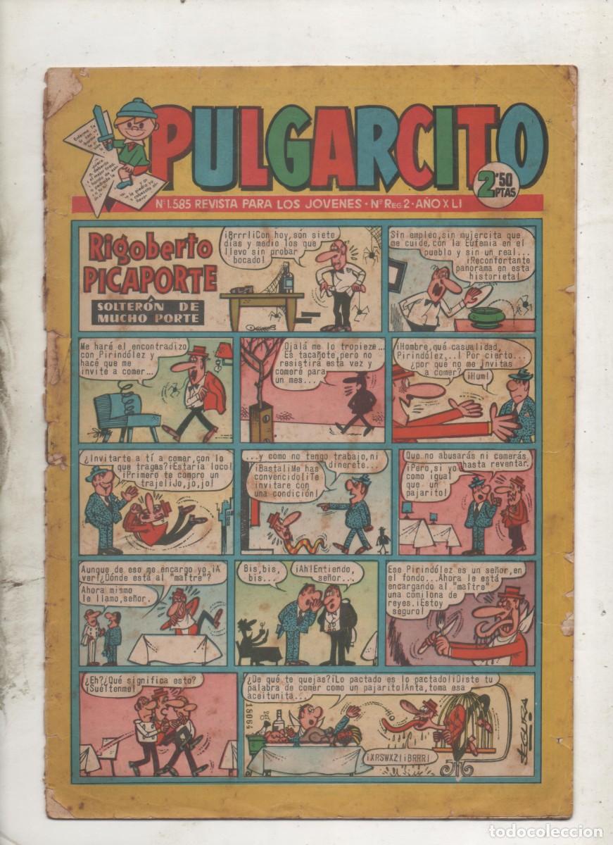 Tebeos: PULGARCITO N&ordm;1585 . -BRUGUERA