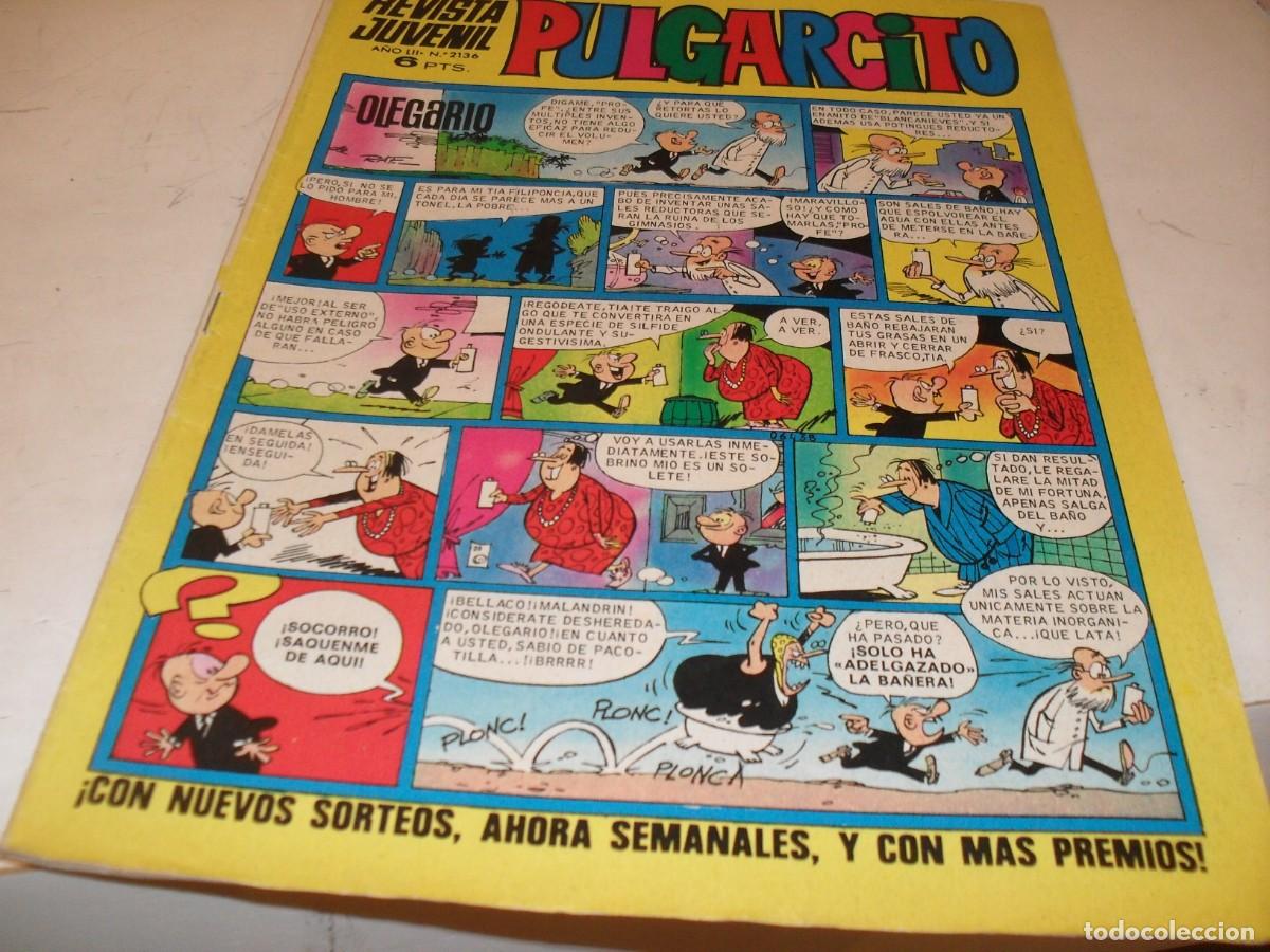 Giornalini: PULGARCITO N&ordm; 2136,CON LOS BILLETES DE 100,250 Y 500 MORTADELOS,DE 2597.BRUGUERA,1947
