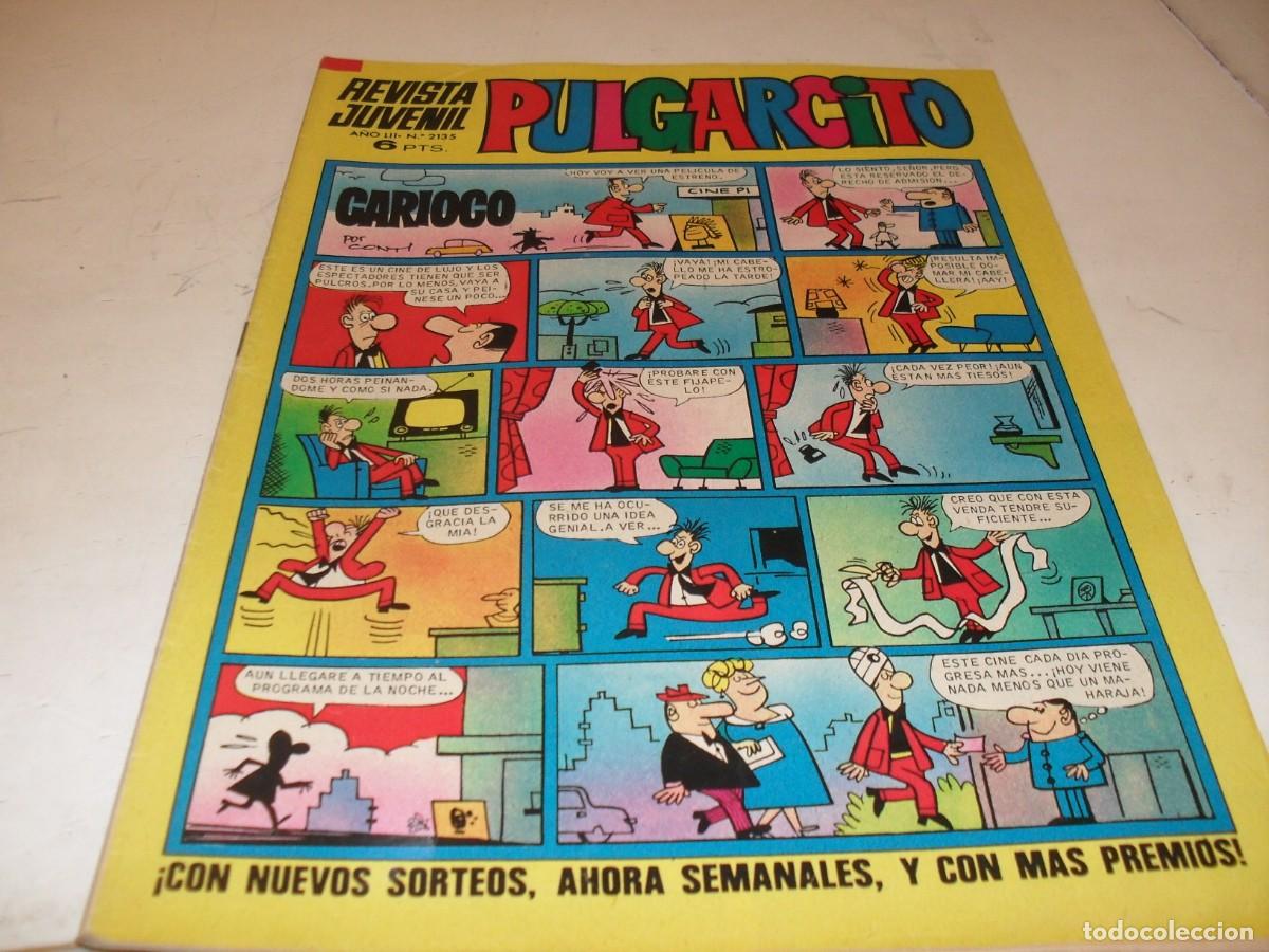 Giornalini: PULGARCITO N&ordm; 2135,CON LOS BILLETES DE 100,250 Y 500 MORTADELOS,DE 2597.BRUGUERA,1947