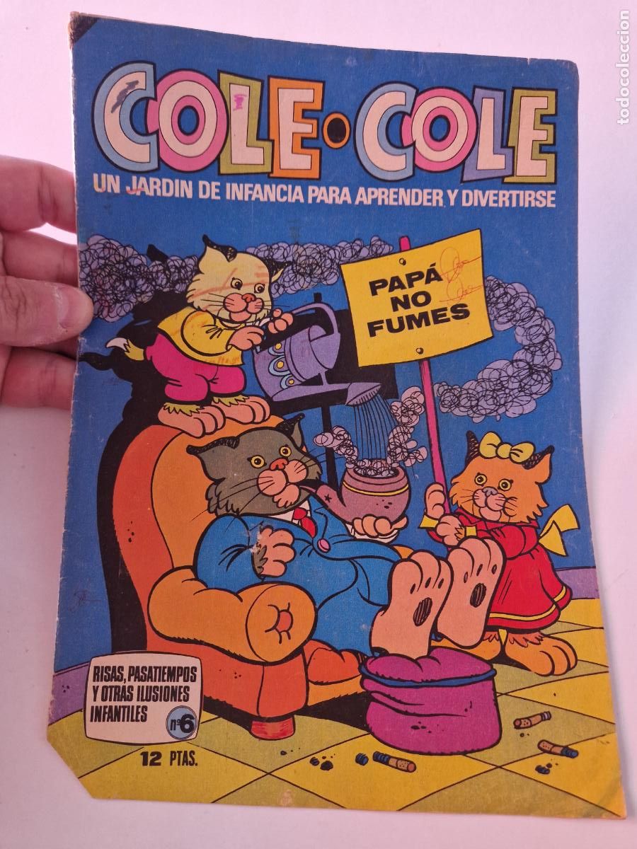 Tebeos: antiguo comic tebeo revista infantil cole cole bruguera un jardin de infancia n&ordm; 6