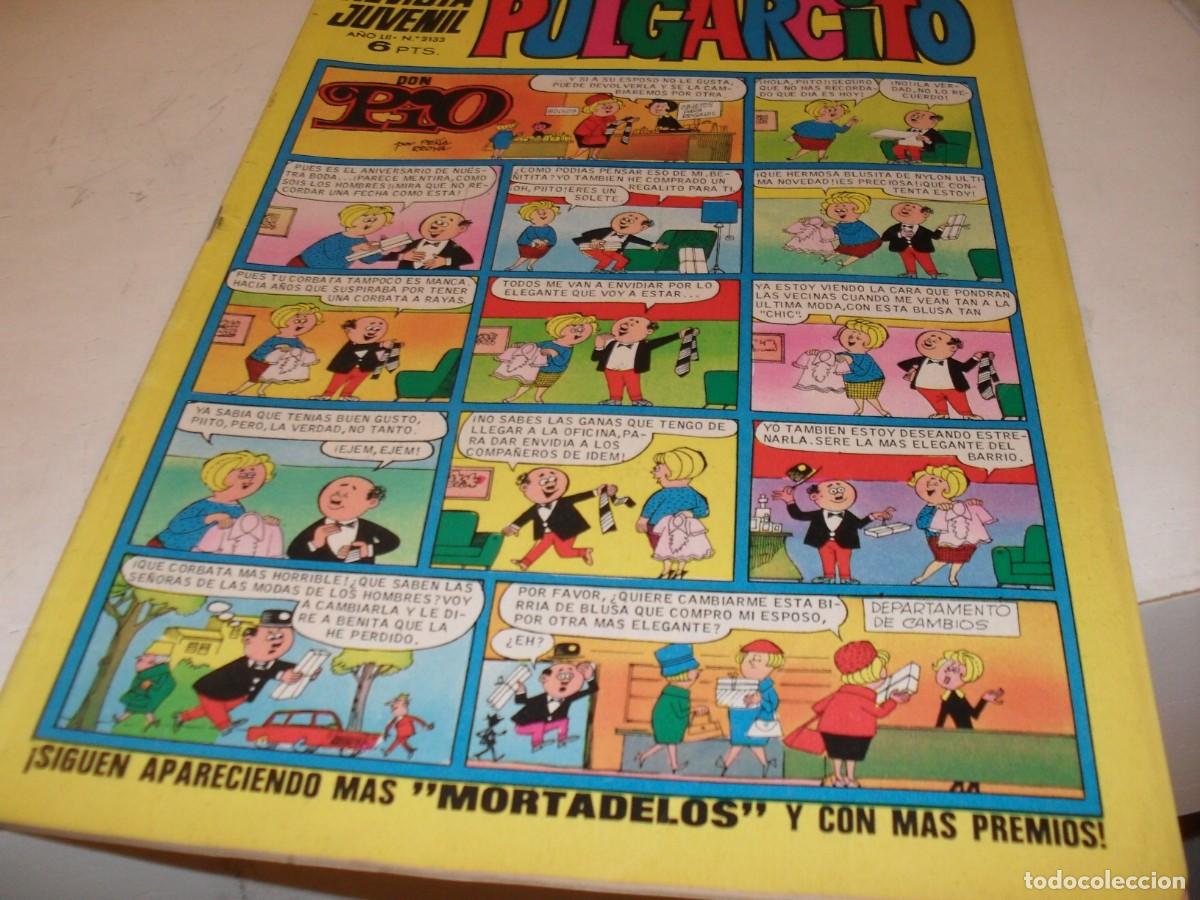 Tebeos: PULGARCITO N&ordm; 2133,CON LOS BILLETES DE 100,250 Y 500 MORTADELOS,DE 2597.BRUGUERA,1947