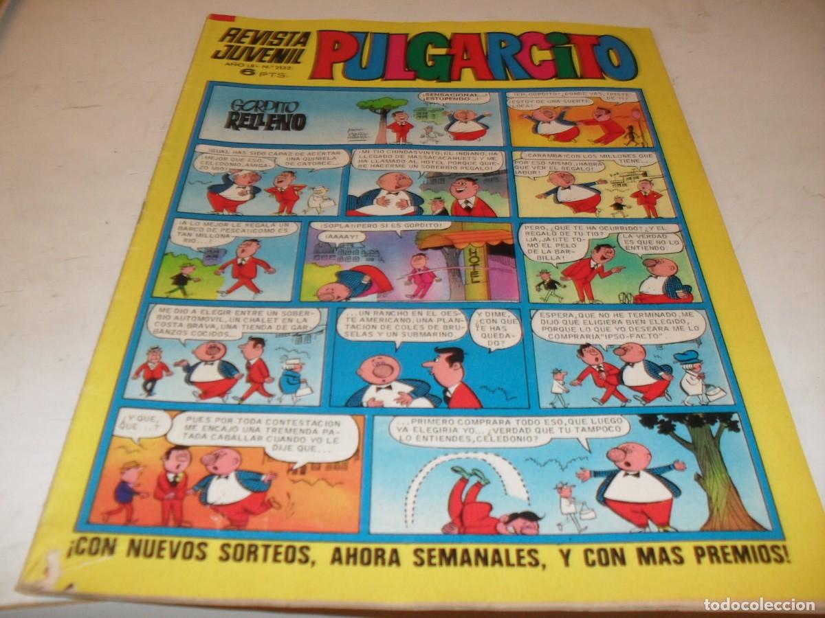 Tebeos: PULGARCITO N&ordm; 2132,CON LOS BILLETES DE 100,250 Y 500 MORTADELOS,DE 2597.BRUGUERA,1947