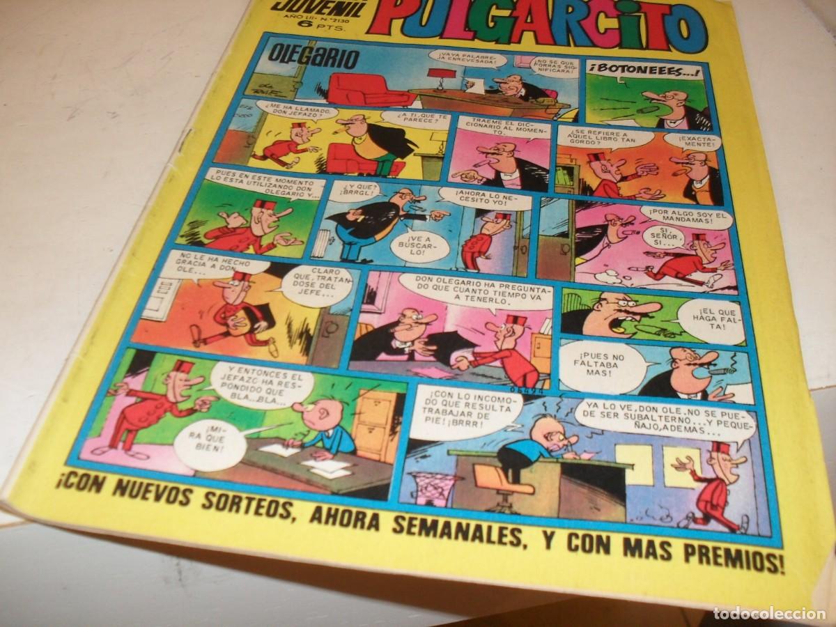 Tebeos: PULGARCITO N&ordm; 2130,CON LOS BILLETES DE 100,250 Y 500 MORTADELOS,DE 2597.BRUGUERA,1947