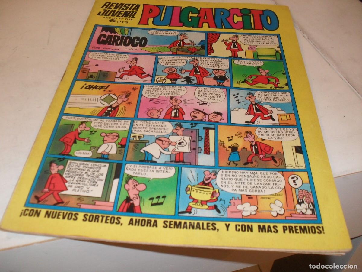 Tebeos: PULGARCITO N&ordm; 2128,SIN LOS BILLETES DE 100,250 Y 500 MORTADELOS,DE 2597.BRUGUERA,1947