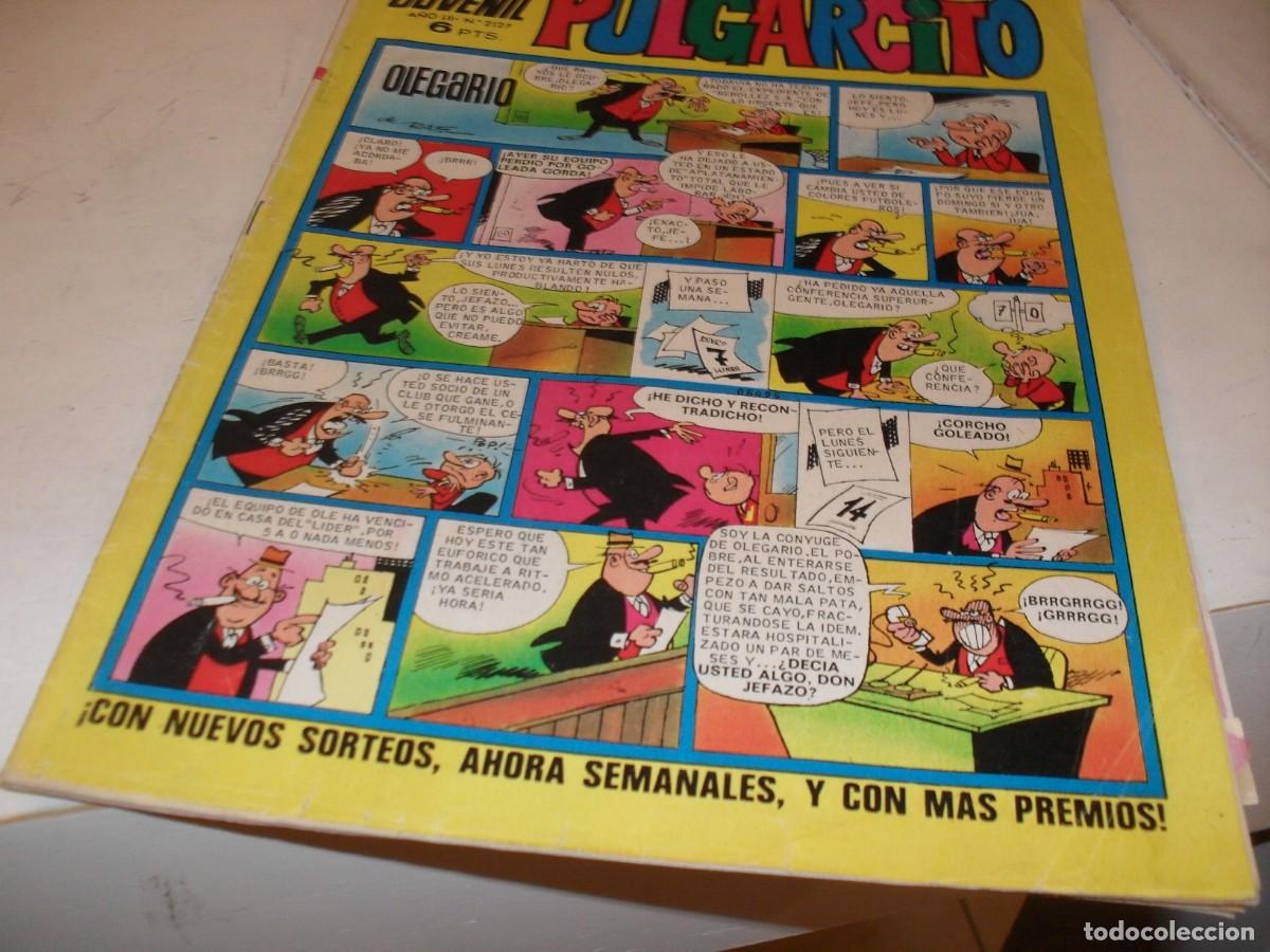 Tebeos: PULGARCITO N&ordm; 2127,CON LOS BILLETES DE 100,250 Y 500 MORTADELOS,DE 2597.BRUGUERA,1947
