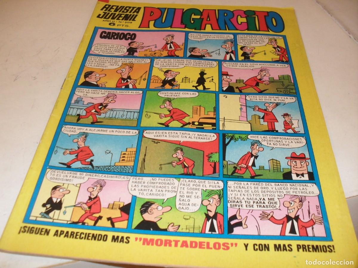 Tebeos: PULGARCITO N&ordm; 2119,SIN LOS BILLETES DE MORTADELOS,DE 2597.BRUGUERA,1947