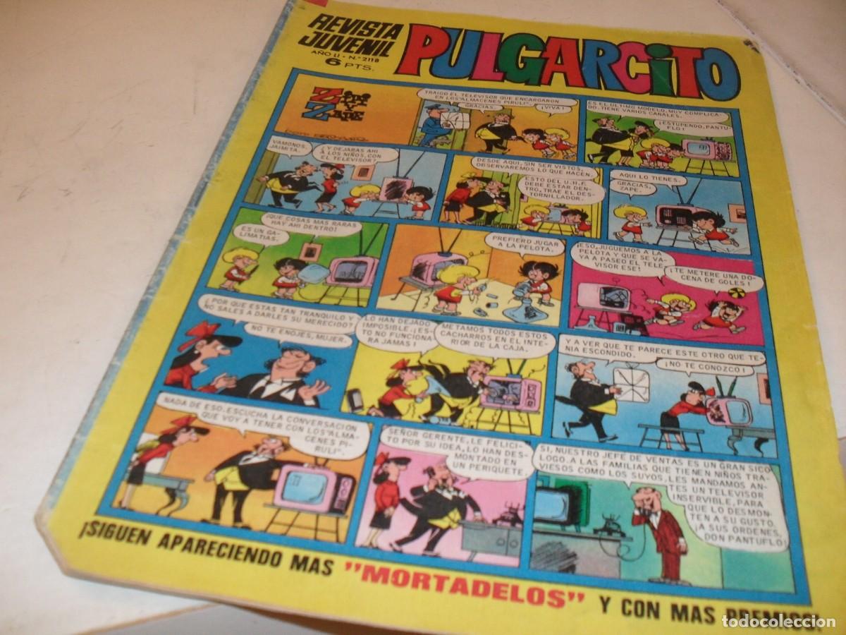 Tebeos: PULGARCITO N&ordm; 2118,SIN LOS BILLETES DE 25,25 Y 10 MORTADELOS,DE 2597.BRUGUERA,1947
