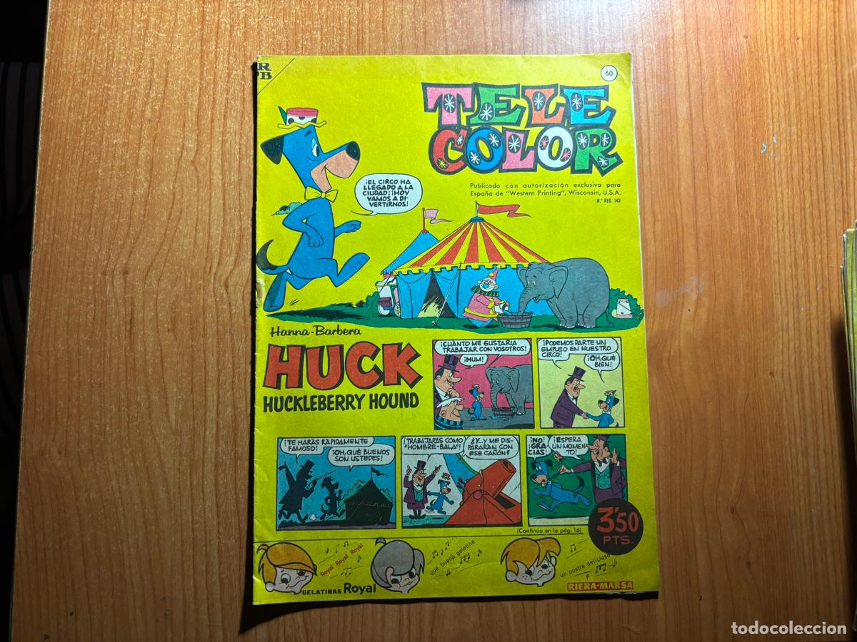 Tebeos: TELE COLOR N&ordm; 60 EDITORIAL BRUGUERA