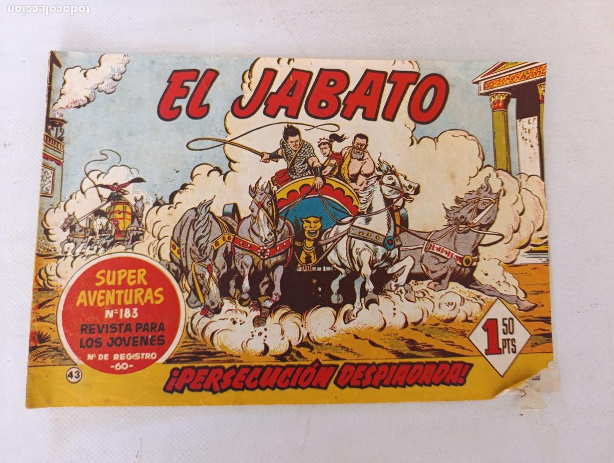 Tebeos: EL JABATO N&ordm; 43 - BRUGUERA - ORIGINAL (HT)