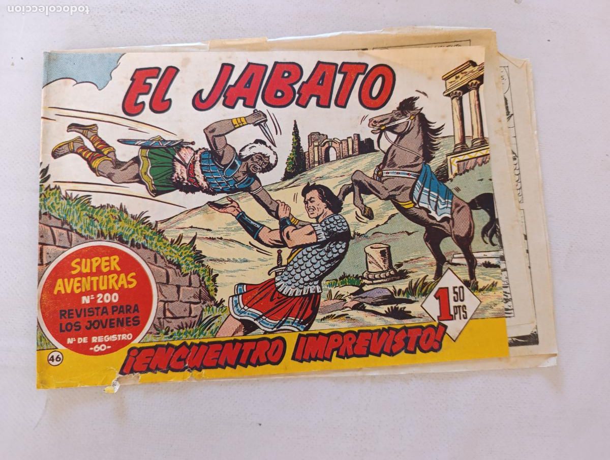 Tebeos: EL JABATO N&ordm; 46 - BRUGUERA - ORIGINAL (HT)