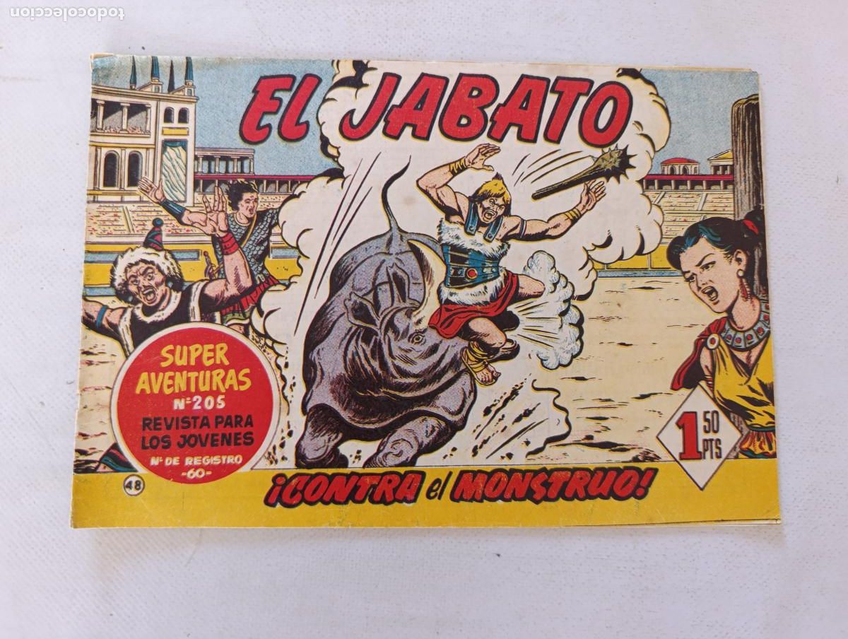 Tebeos: EL JABATO N&ordm; 48 - BRUGUERA - ORIGINAL (HT)