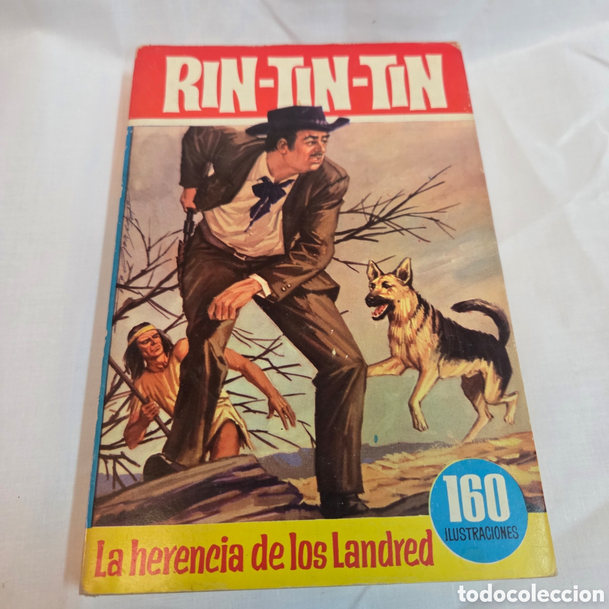 Tebeos: RIN-TIN-TIN. LA HERENCIA DE LOS LANDRED. N &ordm; 48. COLECCI&Oacute;N H&Eacute;ROES. BRUGUERA S.A. 1 &ordf; ED. 1964