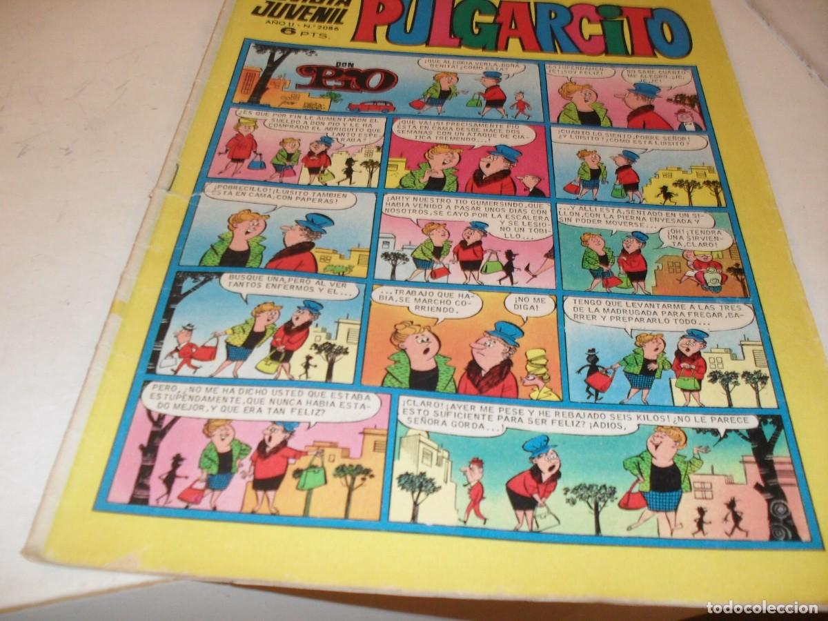 Tebeos: PULGARCITO N&ordm; 2086,CON ANUNCIO APARICION BILLETES MORTADELO,A TODA PAGINA,DE 2597.BRUGUERA,1947