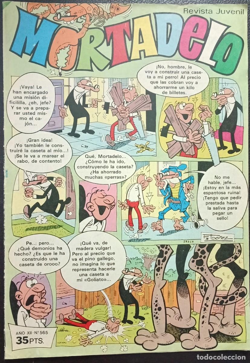 Tebeos: MORTADELO SEMANAL-BRUGUERA- N&ordm; 565 -21-SEPTIEMBRE-1981-ATASCO STAR-CAMELIO-CORRECTO-VEA-1817