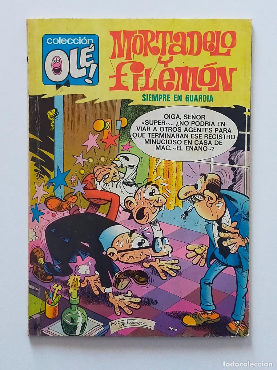 Tebeos: Colecci&oacute;n OLE - MORTADELO Y FILEMON. N&ordm; 117 - Editorial Bruguera 1&ordf; Edici&oacute;n 1976 (N&uacute;mero en lomo)