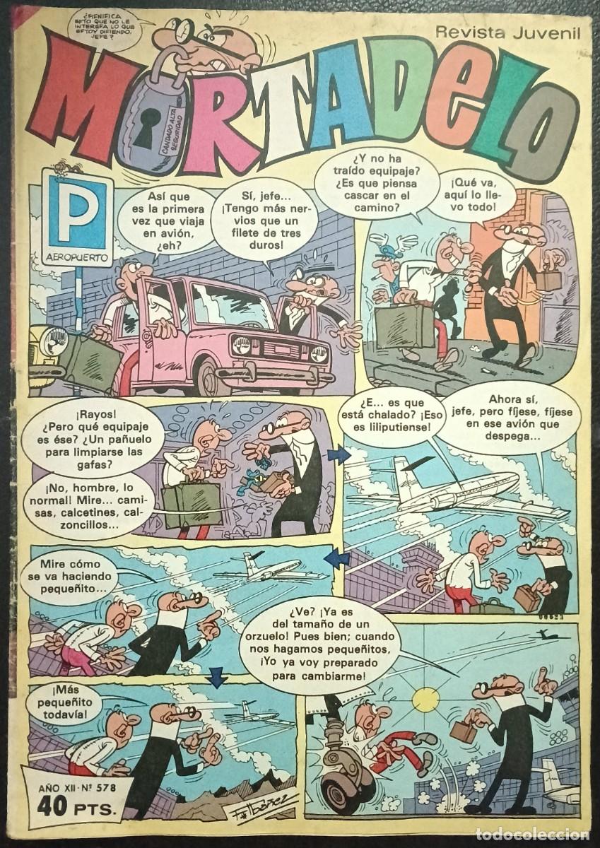Tebeos: MORTADELO SEMANAL-BRUGUERA- N&ordm; 578 -21-DICIEMBRE-1981-SOS DOSSIER ECOL&Oacute;GICO-CORRECTO-VEA-1818