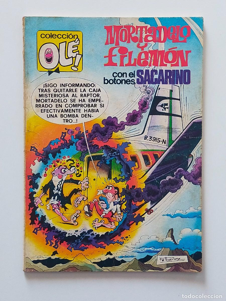 Tebeos: Colecci&oacute;n OLE - MORTADELO Y FILEMON con EL BOTONES SACARINO N&ordm; 165 - Edit Bruguera 2&ordf; Edici&oacute;n 1981