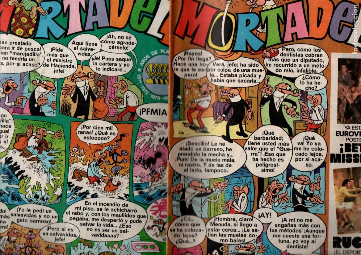 Tebeos: MORTADELO. LOTE DE 22 TEBEOS. DEL 405 AL 435. NINGUNO REPETIDO. BRUGUERA