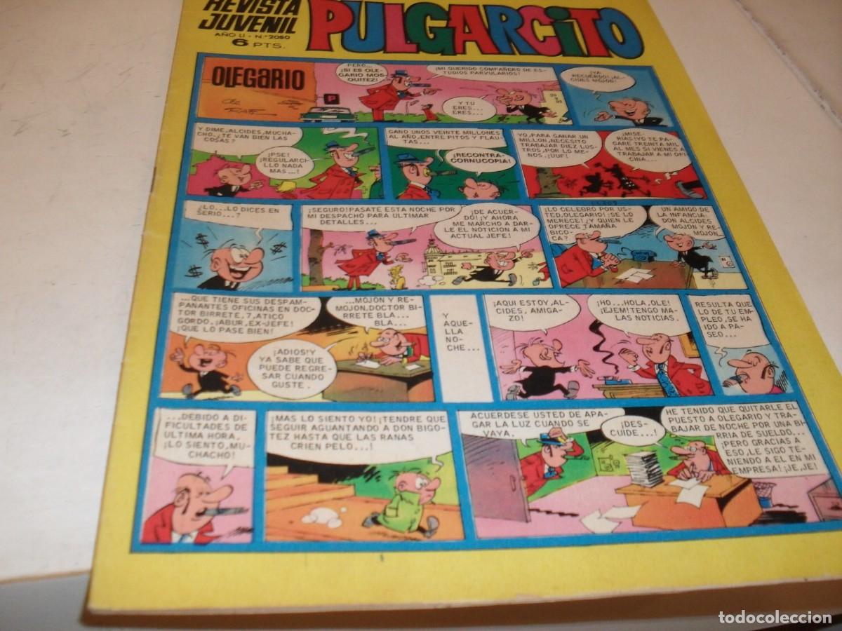 Tebeos: PULGARCITO N&ordm; 2080,CON EL MORTADELO MAS CLASICO EN PAGINA CENTRAL,DE 2597.BRUGUERA,1947