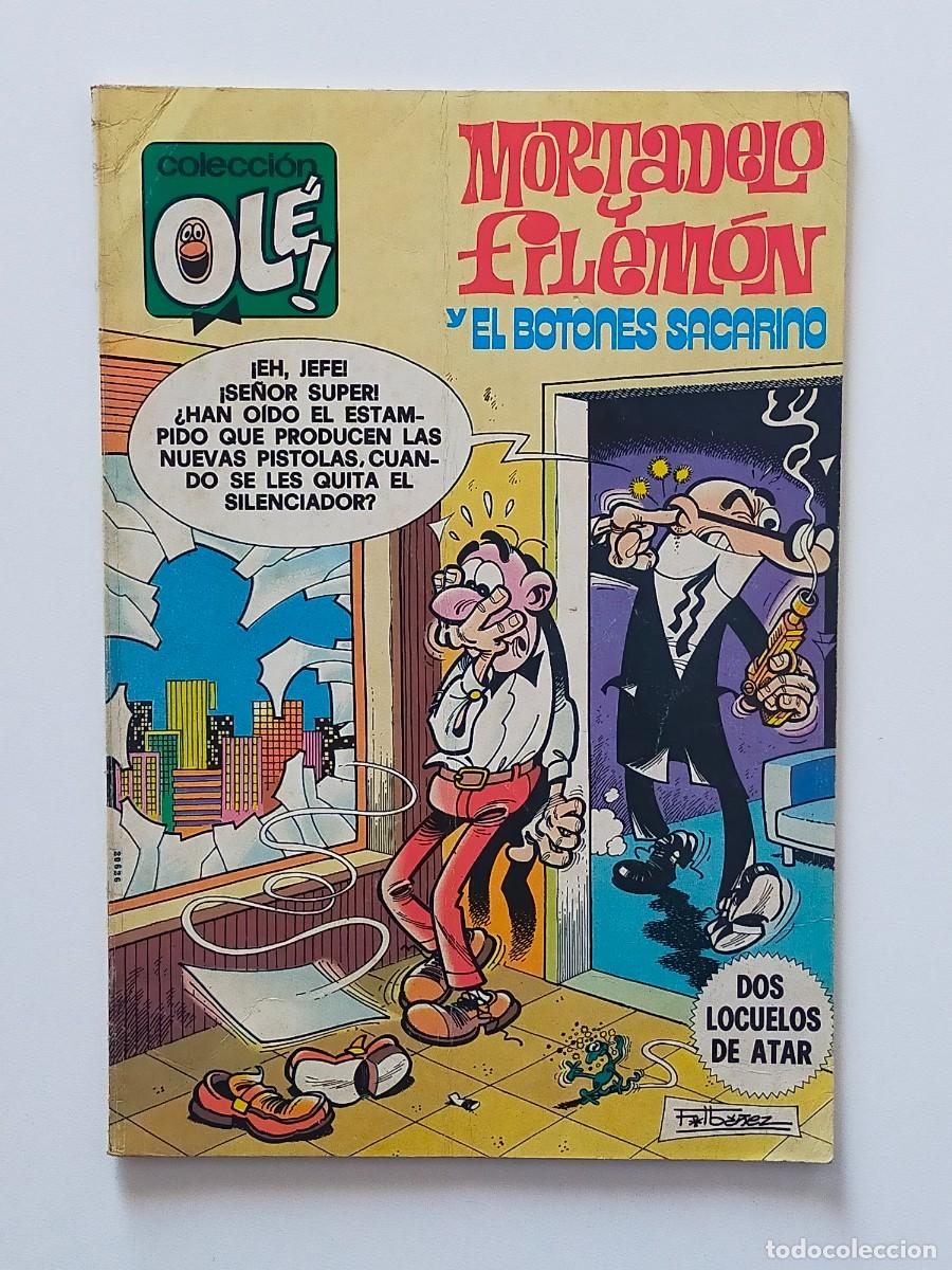 Tebeos: Colecci&oacute;n OLE - MORTADELO Y FILEMON y EL BOTONES SACARINO N&ordm; 188 - Edit Bruguera 2&ordf; Edici&oacute;n 1982