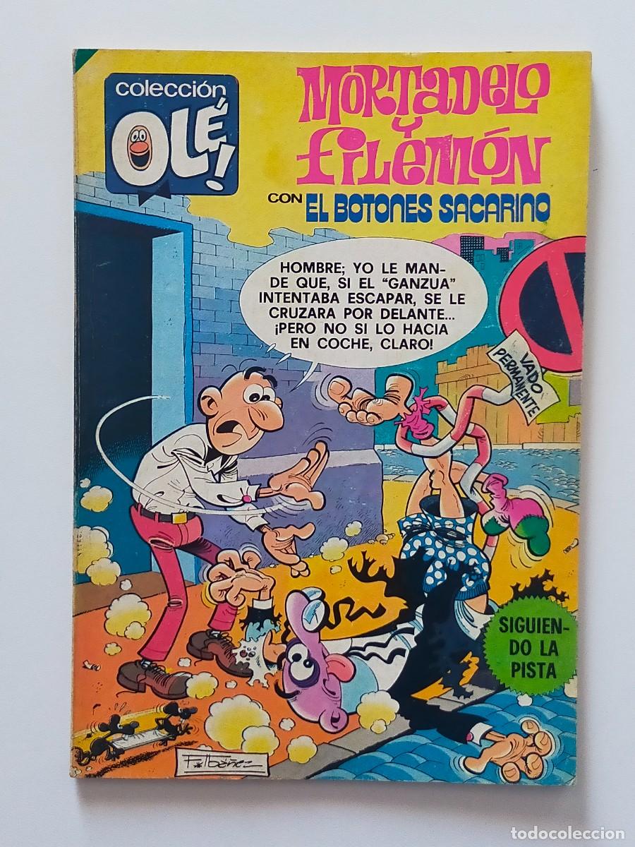 Tebeos: Colecci&oacute;n OLE - MORTADELO Y FILEMON con EL BOTONES SACARINO N&ordm; 202 - Edit Bruguera 1&ordf; Edici&oacute;n 1980