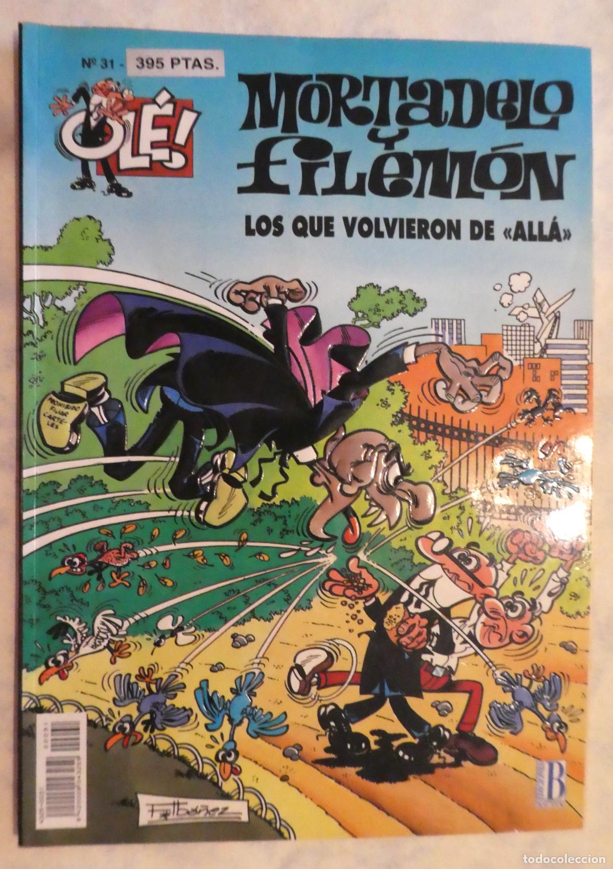 Tebeos: MORTADELO Y FILEMON. LOS QUE VOLVIERON DEL ALLA N&ordm; 31, 1&ordf; edicion 1993