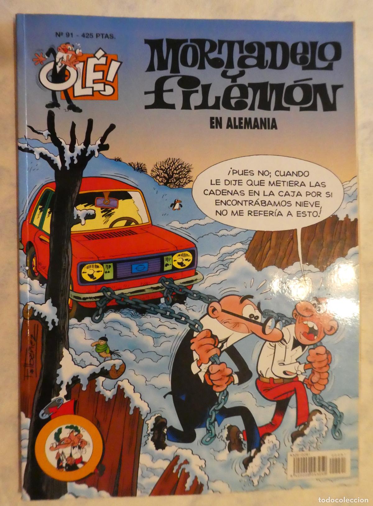 Tebeos: MORTADELO Y FILEMON. En Alemania N&ordm; 91, 2&ordf; edicion 2000